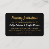 Simple et moderne, Evénement du soir Invitation de (Devant)