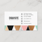 Simple et professionnel avec Carte de visite Icons (Dos)