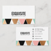 Simple et professionnel avec Carte de visite Icons (Devant / Derrière)