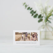 Simple et propre 3 | Cartes de visite photographiq (Debout devant)