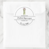 Simple Étiquette d'Asperges cuites maison (Sac)