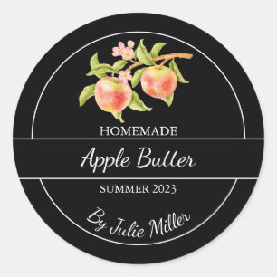 Simple Étiquette de beurre d'Apple fait maison Noi