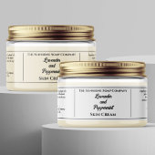 Simple Étiquette de bocal blanc de 1,25 po x 6,5 p