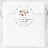 Simple Étiquette de champignons cuits maison (Sac)