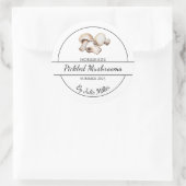 Simple Étiquette de champignons cuits maison (Sac)
