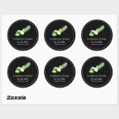Simple Étiquette de chicots de concombre faits mai (Feuille)