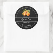 Simple Étiquette de confiture d'abricot fait maiso (Sac)