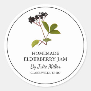 Simple Étiquette de confiture d'airelle fait maiso