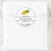 Simple Étiquette de confiture d'ananas fait maison (Sac)