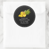 Simple Étiquette de confiture d'ananas fait maison (Sac)
