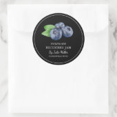 Simple Étiquette de confiture de bleuet maison (Sac)