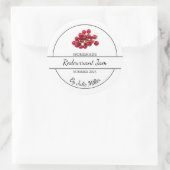 Simple Étiquette de confiture de cassis à la maiso (Sac)