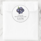 Simple Étiquette de confiture de cassis fait maiso (Sac)