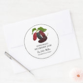 Simple Étiquette de confiture de frais (Enveloppe)