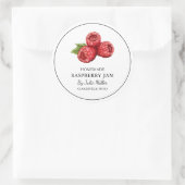 Simple Étiquette de confiture de framboise maison (Sac)