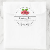 Simple Étiquette de confiture de framboise maison (Sac)