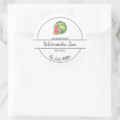 Simple Étiquette de confiture de pastèque maison (Sac)