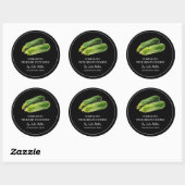 Simple Étiquette de courgettes cuites maison (Feuille)