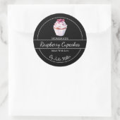 Simple Étiquette de cupcakes aux framboises fait m (Sac)