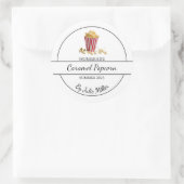 Simple Étiquette de pop-corn fait maison (Sac)