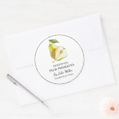Simple Étiquette de réserve de poires fait maison (Enveloppe)