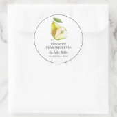 Simple Étiquette de réserve de poires fait maison (Sac)