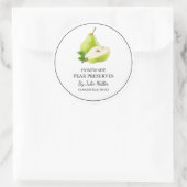 Simple Étiquette de réserve de poires fait maison (Sac)