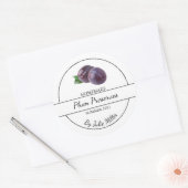 Simple Étiquette de réserves de prune maison (Enveloppe)