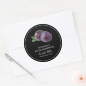 Simple Étiquette de réserves de prune maison (Enveloppe)