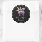 Simple Étiquette de réserves de prune maison (Sac)