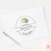 Simple Étiquette de thé à la menthe maison (Enveloppe)