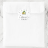Simple Étiquette d'extraction d'ananas fait maison (Sac)