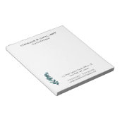 Simple Eucalyptus - Bloc-notes personnalisé (Incliné)