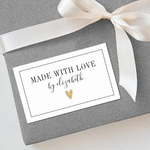 Simple Fabriqué avec Étiquette d'amour
