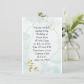 simple faire-part de mariage (Debout devant)