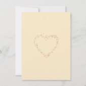 simple faire-part de mariage (Dos)