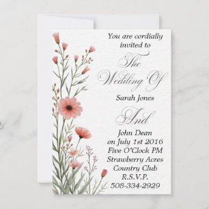 simple faire-part de mariage