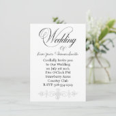 simple faire-part de mariage (Debout devant)