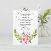 simple faire-part de mariage (Debout devant)