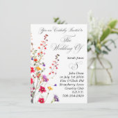 simple faire-part de mariage (Debout devant)