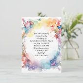 simple faire-part de mariage (Debout devant)