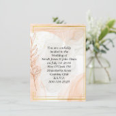 simple faire-part de mariage (Debout devant)