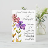 simple faire-part de mariage (Debout devant)