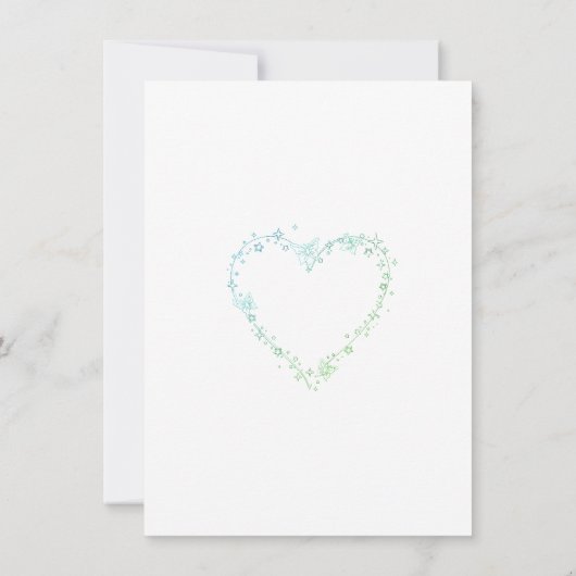 simple faire-part de mariage (Dos)