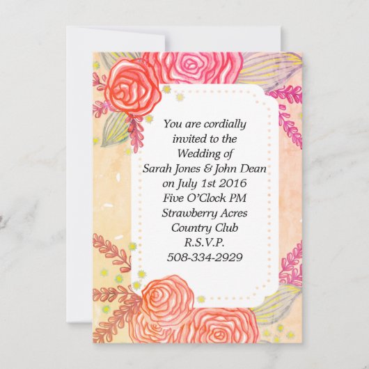 simple faire-part de mariage (Devant)