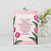 simple faire-part de mariage (Debout devant)
