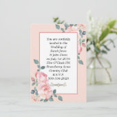 simple faire-part de mariage (Debout devant)