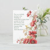 simple faire-part de mariage (Debout devant)
