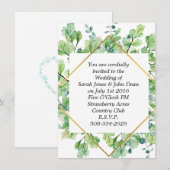 simple faire-part de mariage (Devant / Derrière)