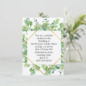 simple faire-part de mariage (Debout devant)